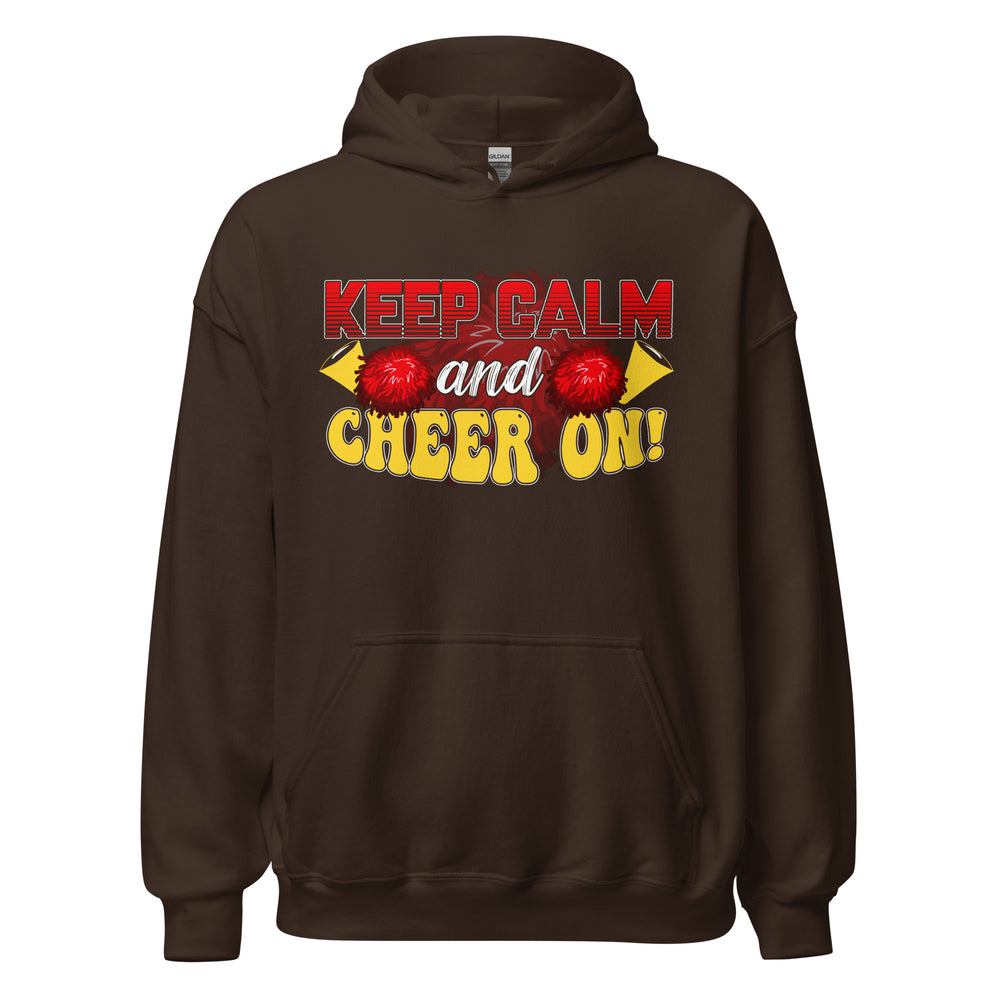 Hoodie mit Motto: Keep Calm and CHEER ON! Cheerleading Power