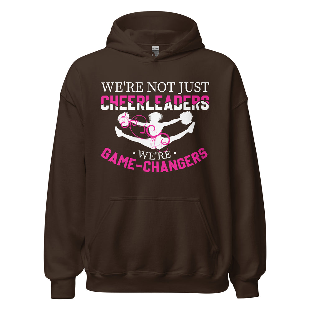 Spielveränderer im Rampenlicht: Hoodie mit dem Slogan 'We are not just CHEERLEADERS