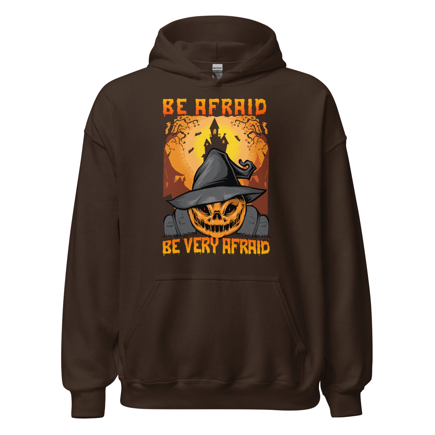 Halloween Hoodie: Be afraid, Be VERY afraid! Grusel-Kapuzenpullover für mutige Statements