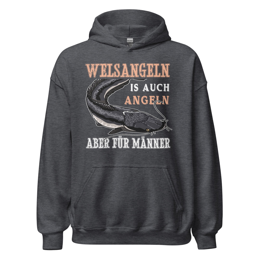 Cooler Hoodie mit dem Spruch "Welsangeln, viel cooler als angeln" - Jetzt entdecken!