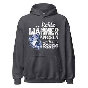 Stylischer Hoodie - "Echte Männer angeln Ihr Essen" - Jetzt entdecken!