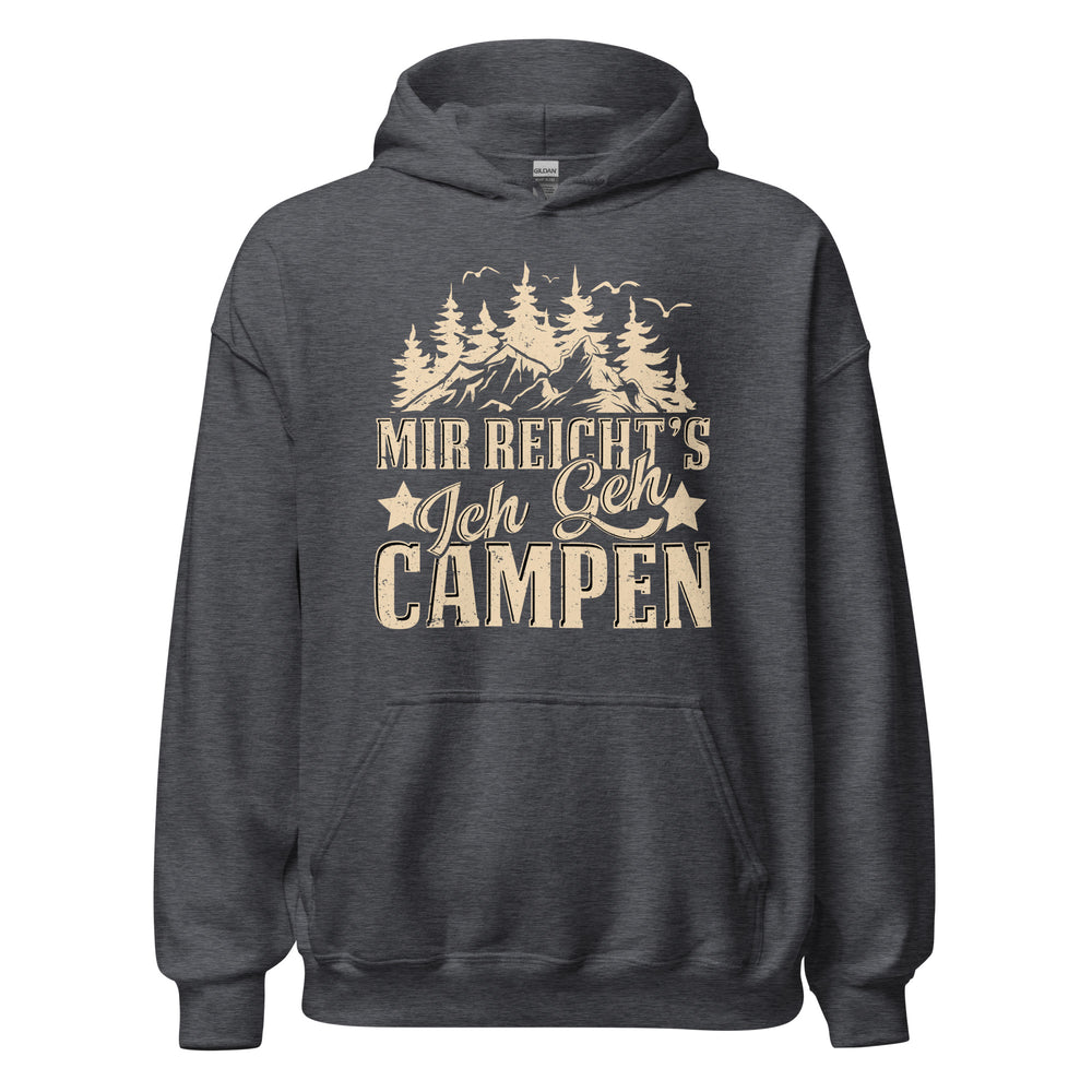 Mir reichts, ich geh Campen Hoodie | Outdoor-Kapuzenpullover für Abenteurer