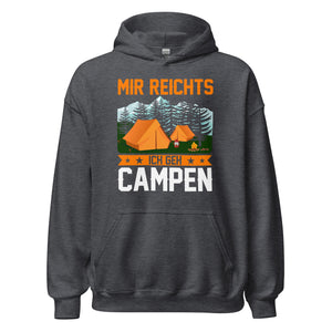 Mir reichts, ich geh Campen Hoodie | Outdoor-Kapuzenpullover für Naturabenteurer