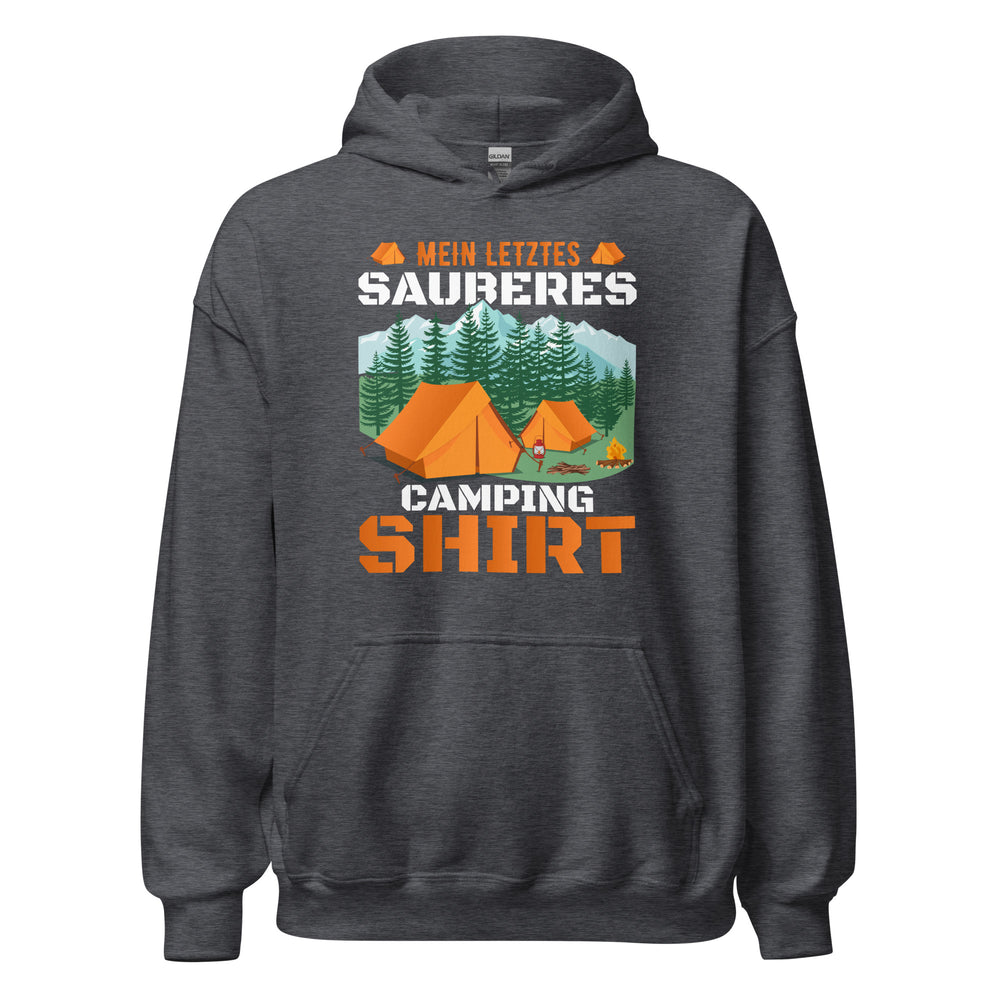 Mein letztes sauberes Camping Shirt Hoodie | Outdoor-Kapuzenpullover für Naturliebhaber