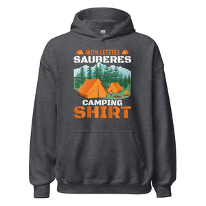 Mein letztes sauberes Camping Shirt Hoodie | Outdoor-Kapuzenpullover für Naturliebhaber