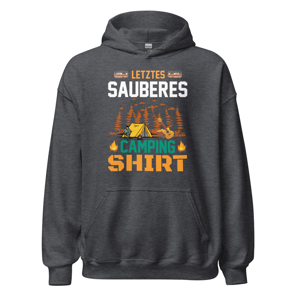 Letztes sauberes Camping Shirt Hoodie | Outdoor-Kapuzenpullover für Campingliebhaber