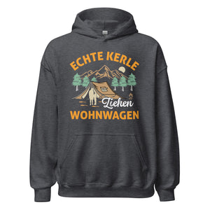 Echte Kerle Wohnwagen Hoodie | Camping-Kapuzenpullover für Abenteurer