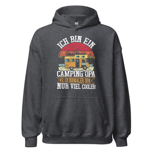 Camping Opa Hoodie | Cooler Kapuzenpullover für Outdoor-Fans