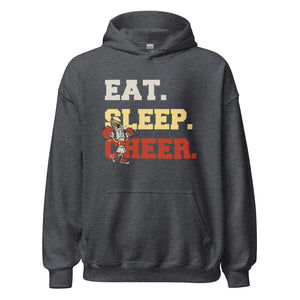 Eat Sleep CHEER Hoodie - Immer Cheerleading Kapuzenpullover