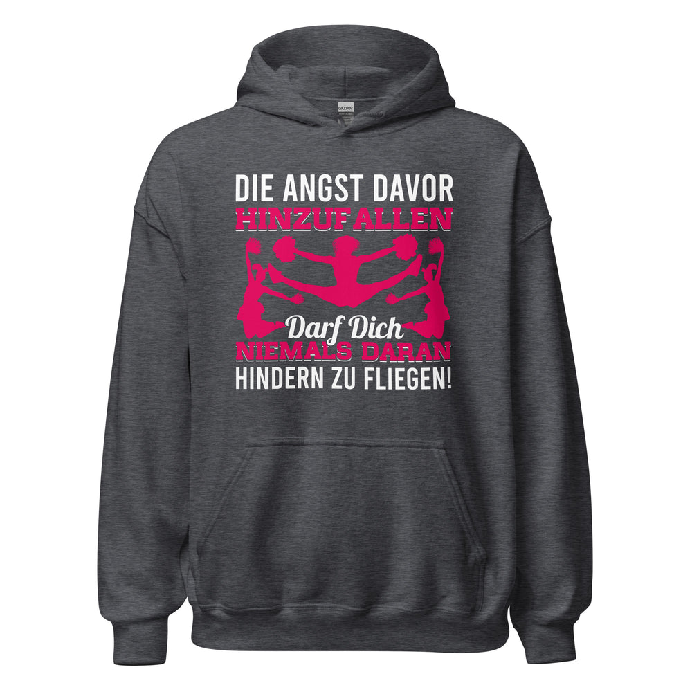 Fliegen trotz der Angst Hoodie - Inspirierender Kapuzenpullover