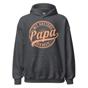 Mit Abstand der beste Papa Hoodie | Lustiger Spruch Kapuzenpullover