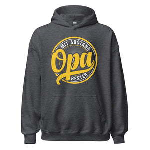 Mit Abstand der beste Opa Hoodie | Lustiger Spruch Kapuzenpullover