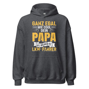 Mein Papa, der LKW Fahrer Hoodie | Cooler Spruch Kapuzenpullover