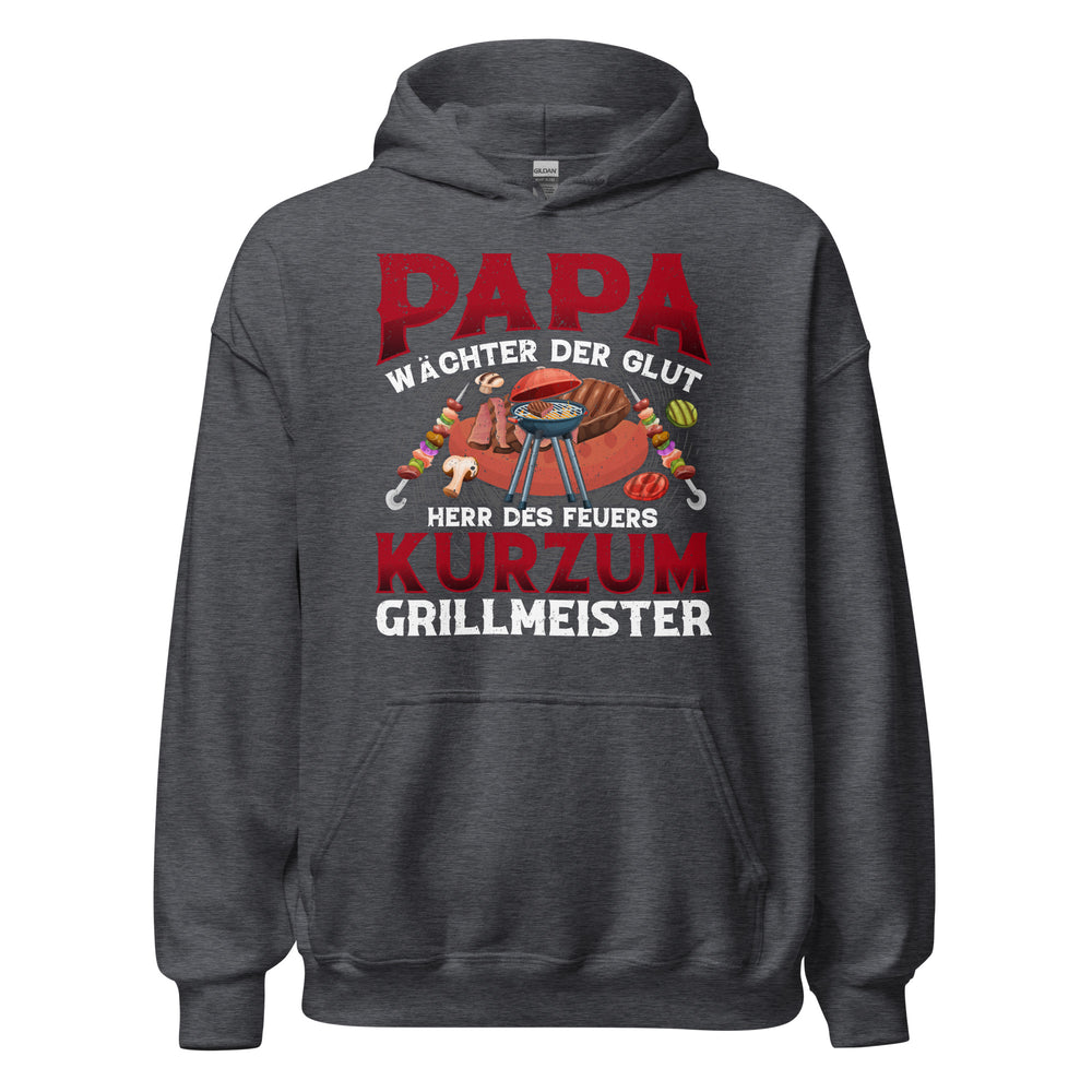 PAPA! Wächter der Glut, Herr des Feuers! Grillmeister! | Kapuzenpullover