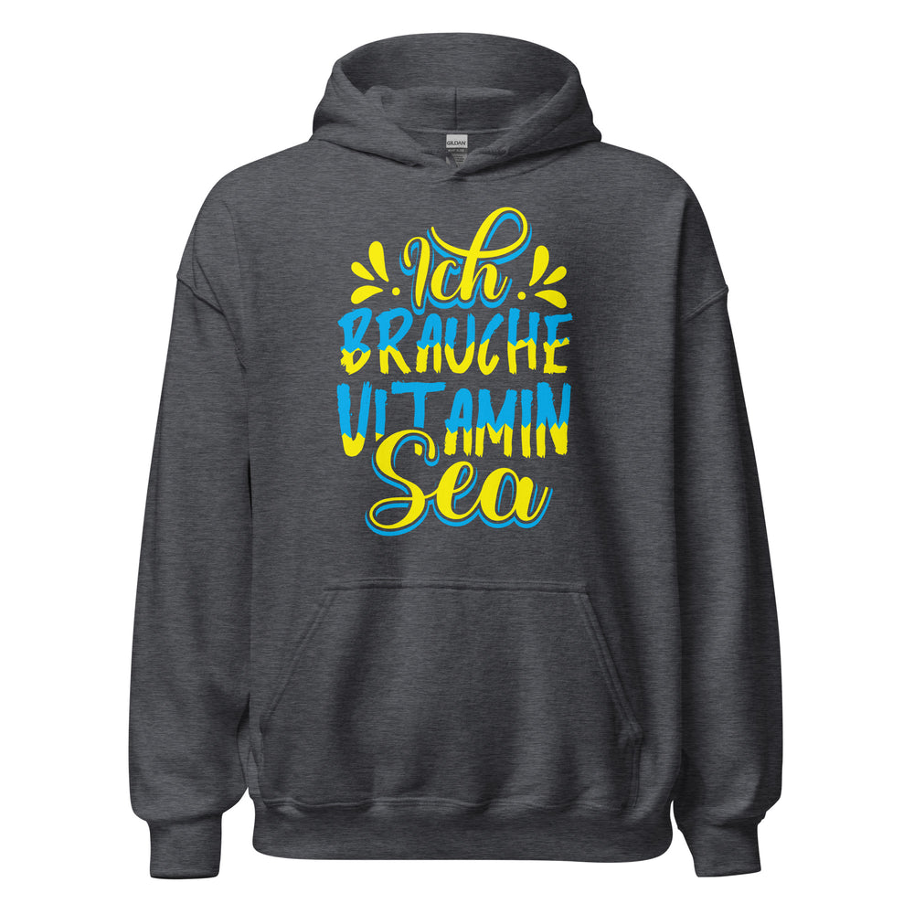 Ich brauche Vitamin SEA! Hoodie | Strandliebhaber Kapuzenpullover