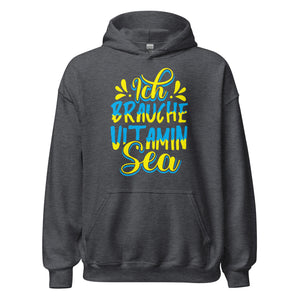 Ich brauche Vitamin SEA! Hoodie | Strandliebhaber Kapuzenpullover