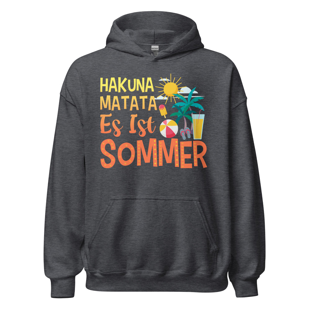 Hakuna Matata, Es ist SOMMER! Hoodie | Fröhlicher Kapuzenpullover