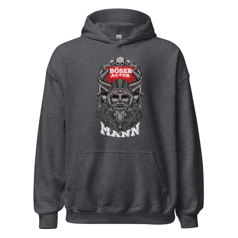 Böser alter Mann! Vikinger Style Hoodie | Lustiger Kapuzenpullover