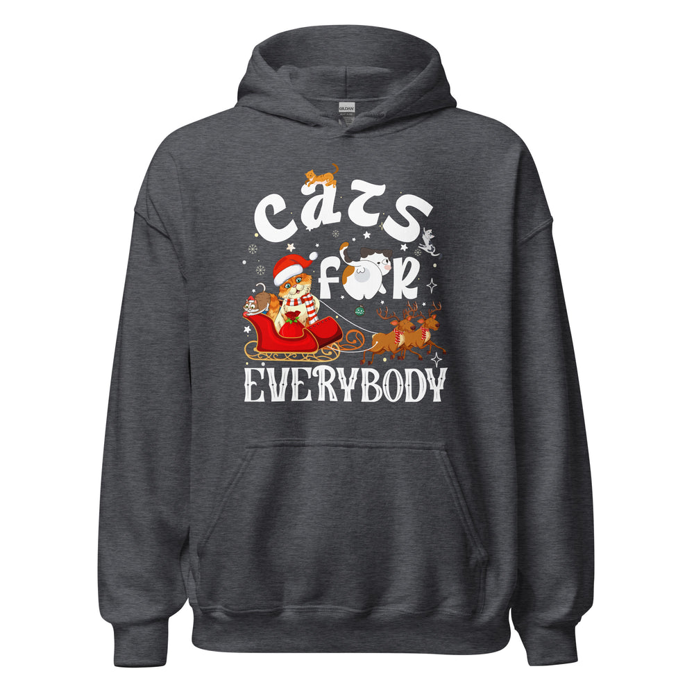 Cats for everybody Hoodie - Weihnachten Katzen Kapuzenpullover