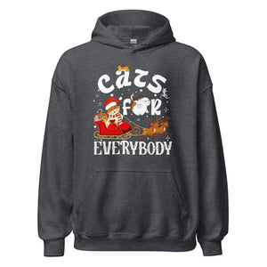 Cats for everybody Hoodie - Weihnachten Katzen Kapuzenpullover