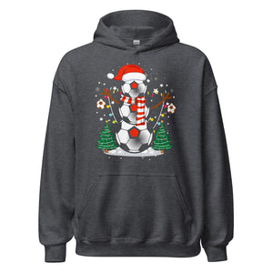 Christmas Football Hoodie - Weihnachten Fussball Kapuzenpullover