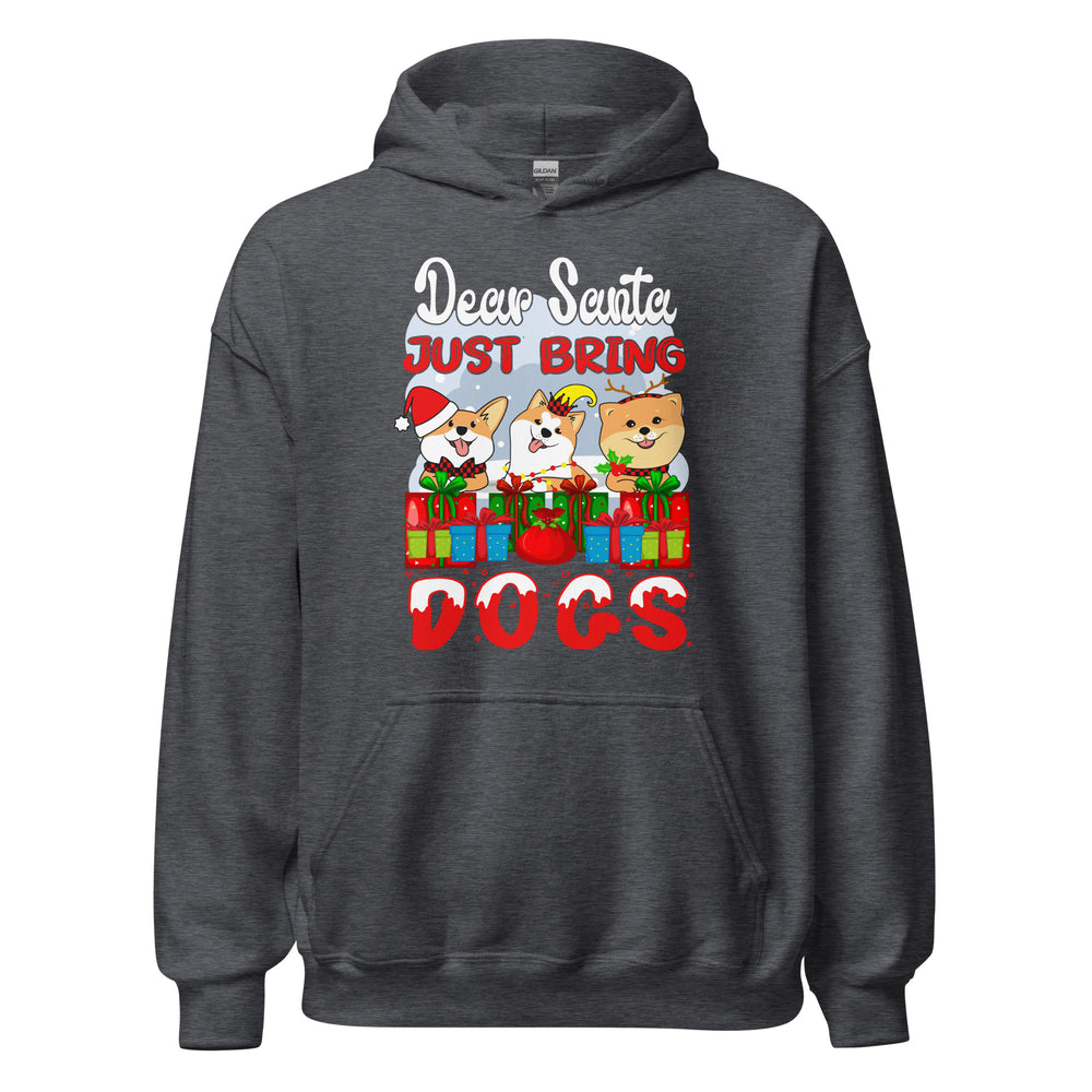 Dear Santa, Just bring Dogs! Hoodie - Weihnachten Hunde Kapuzenpullover