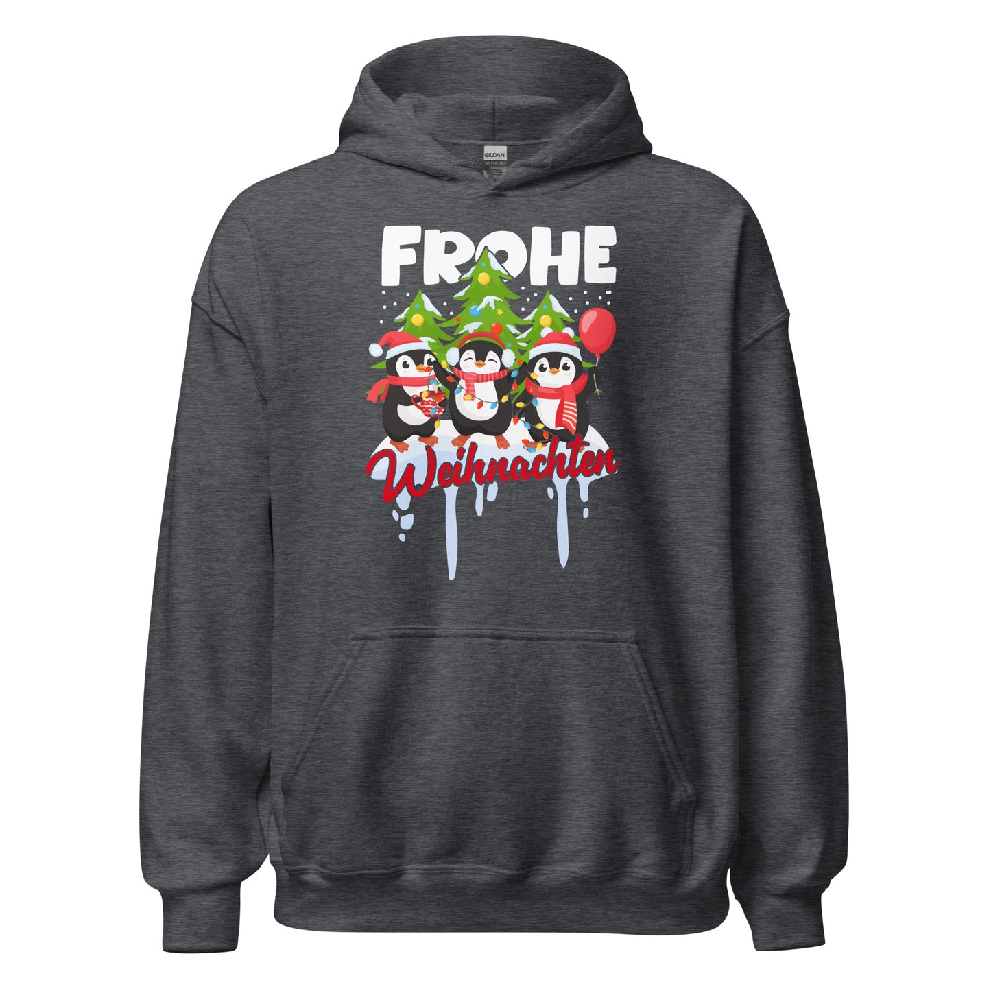 Frohe Weihnachten! Lustige Pinguine Hoodie - Festlicher Kapuzenpullover für fröhliche Tage