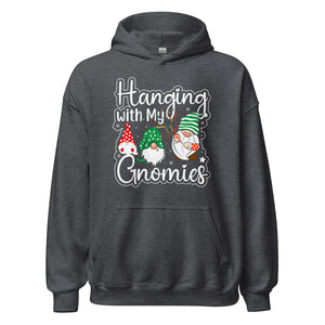 Hanging with my Gnomies Hoodie - Fun Weihnachten Christmas Kapuzenpullover