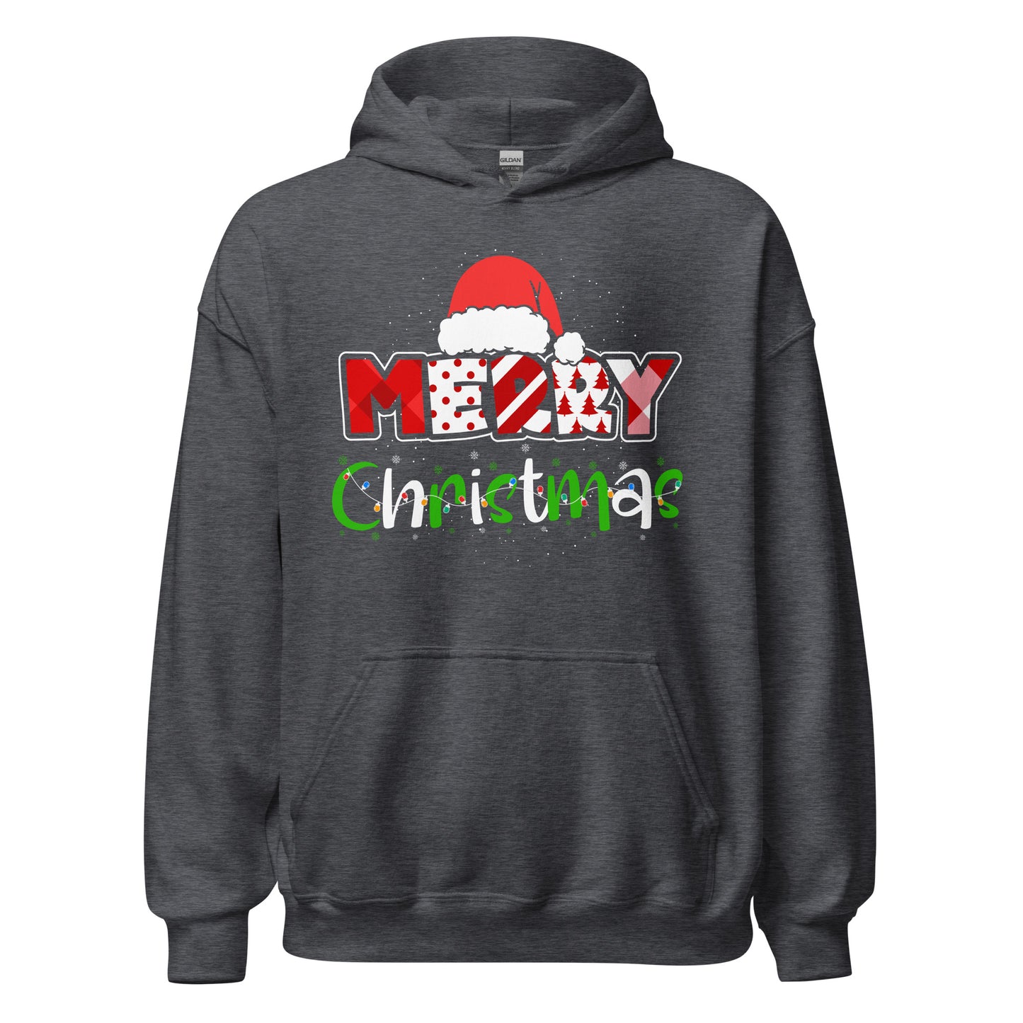 Merry Christmas Slogan Hoodie – Festliche Eleganz für die Winterzeit