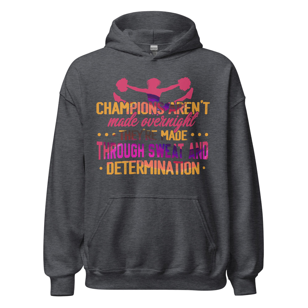 Champions entstehen nicht über Nacht: Hoodie für echte Cheerleading Fans!