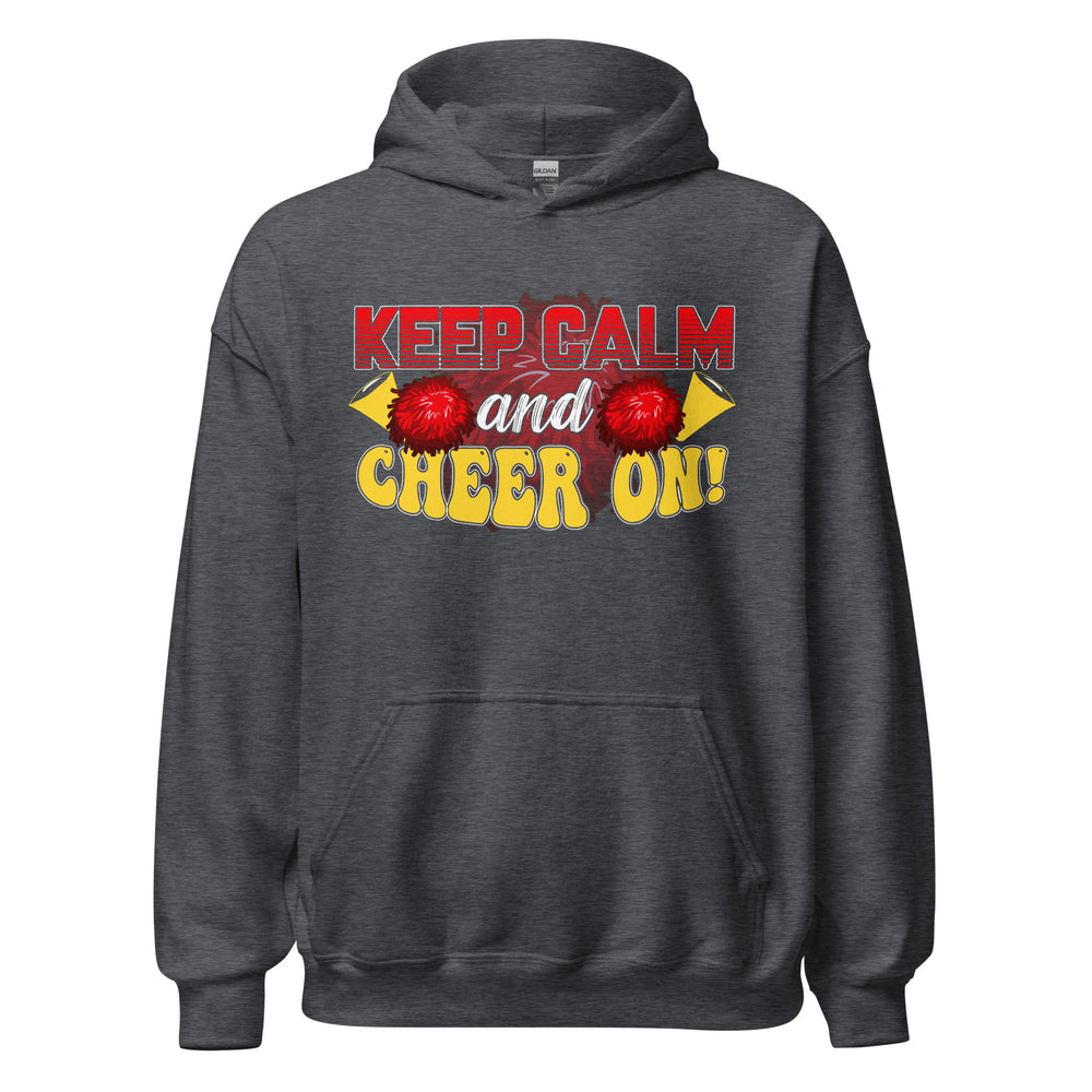 Hoodie mit Motto: Keep Calm and CHEER ON! Cheerleading Power