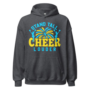 Hoodie mit Statement: Stand Tall! CHEER Louder! Inspiriere mit Stil.