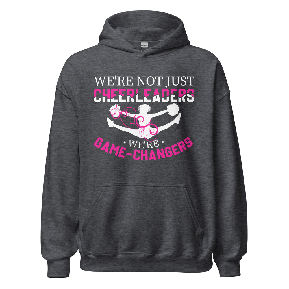 Spielveränderer im Rampenlicht: Hoodie mit dem Slogan 'We are not just CHEERLEADERS