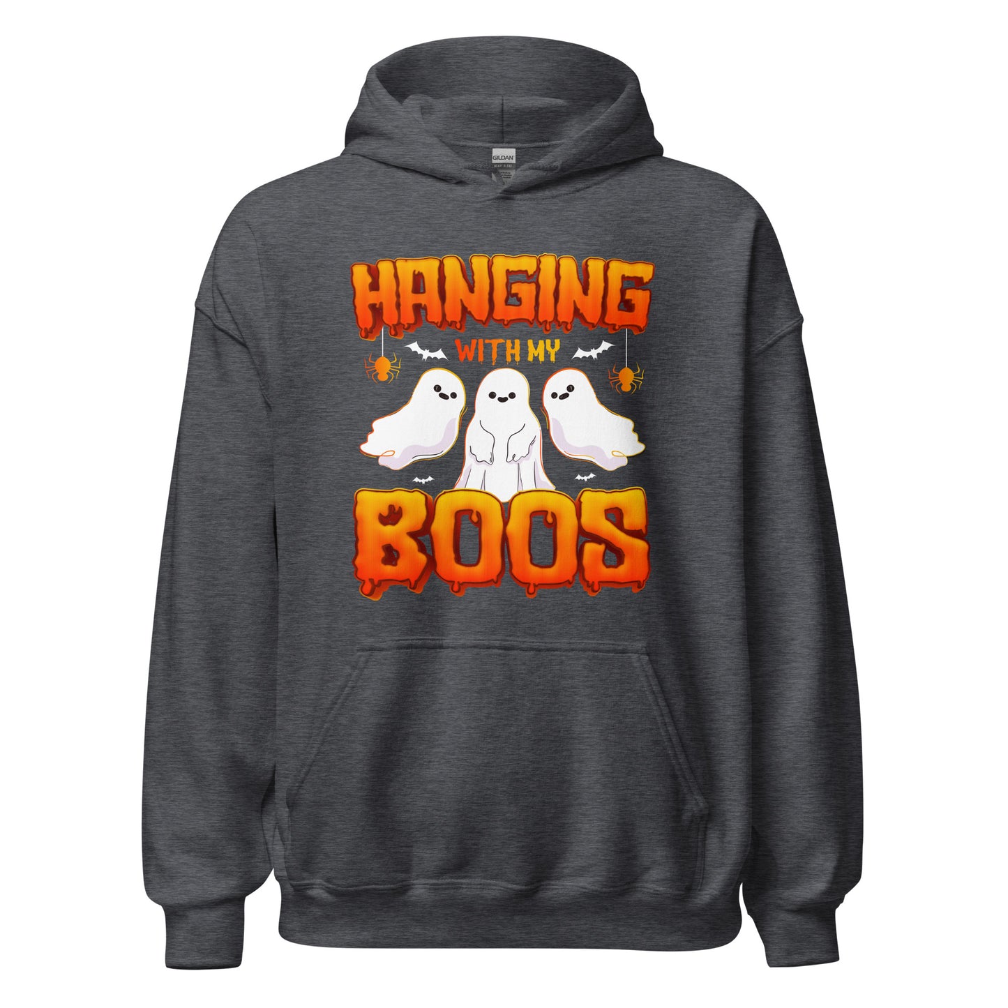 Halloween Hoodie: Hanging with my BOOS - Gespenstischer Kapuzenpullover für unheimlichen Spaß