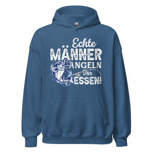 Stylischer Hoodie - "Echte Männer angeln Ihr Essen" - Jetzt entdecken!