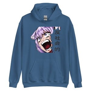 ATI Social Anime! Hoodie | Stylischer Kapuzenpullover für Anime-Fans