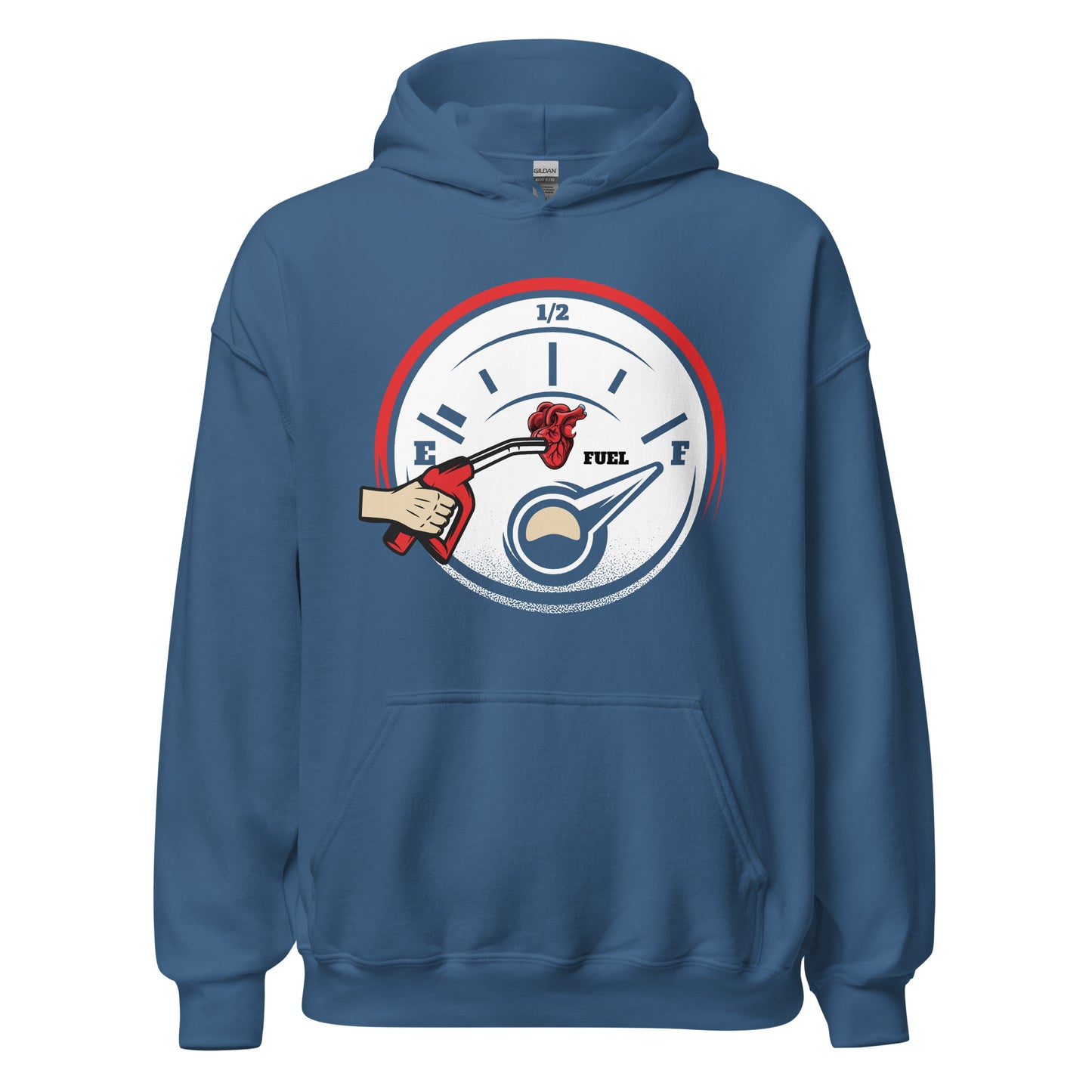 Benzin Tachonadel Hoodie | Stylischer Kapuzenpullover für Autofans