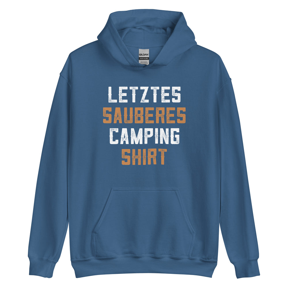 Mein letztes sauberes Camping Shirt Hoodie | Outdoor-Kapuzenpullover für Naturliebhaber