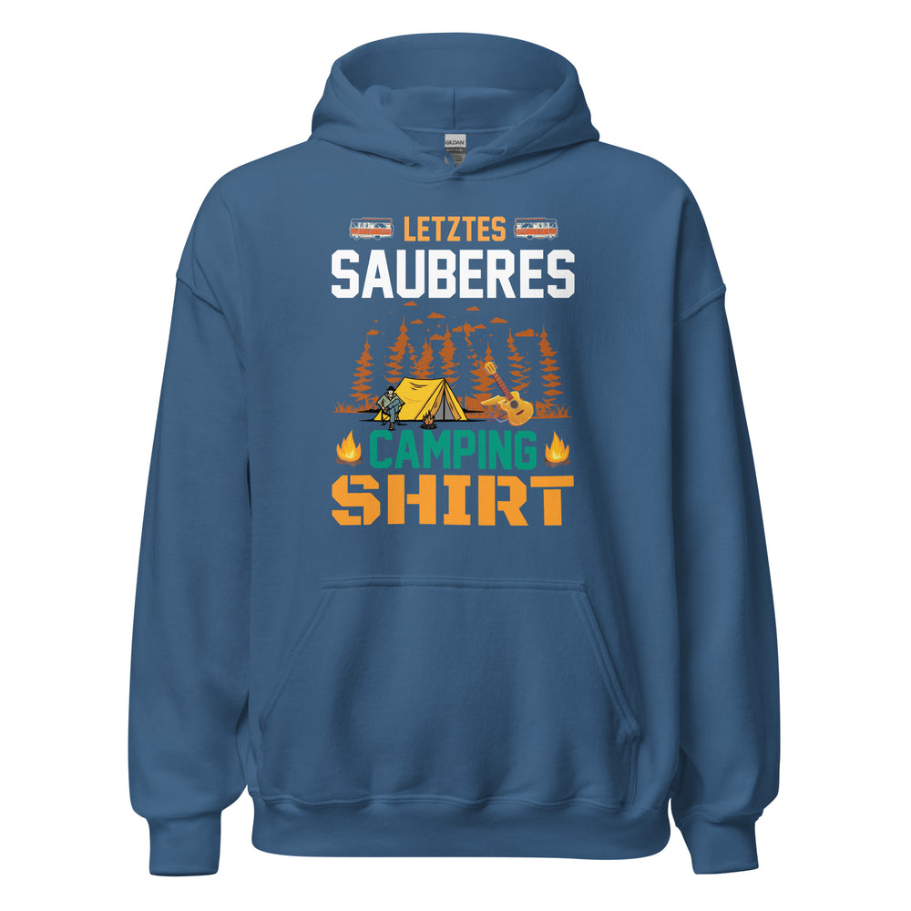 Letztes sauberes Camping Shirt Hoodie | Outdoor-Kapuzenpullover für Campingliebhaber