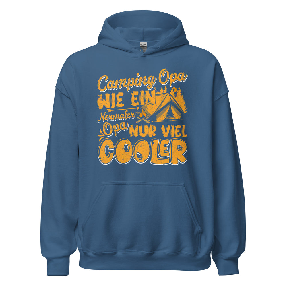 Camping Opa Hoodie | Cooler Kapuzenpullover für Outdoor-Liebhaber