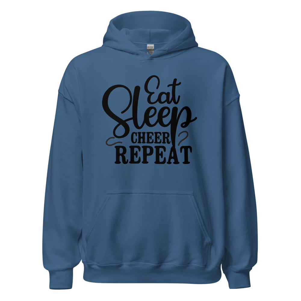 Eat Sleep Cheer Repeat Hoodie - Cooler Kapuzenpullover für Cheerleader