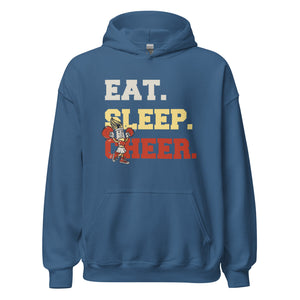 Eat Sleep CHEER Hoodie - Immer Cheerleading Kapuzenpullover