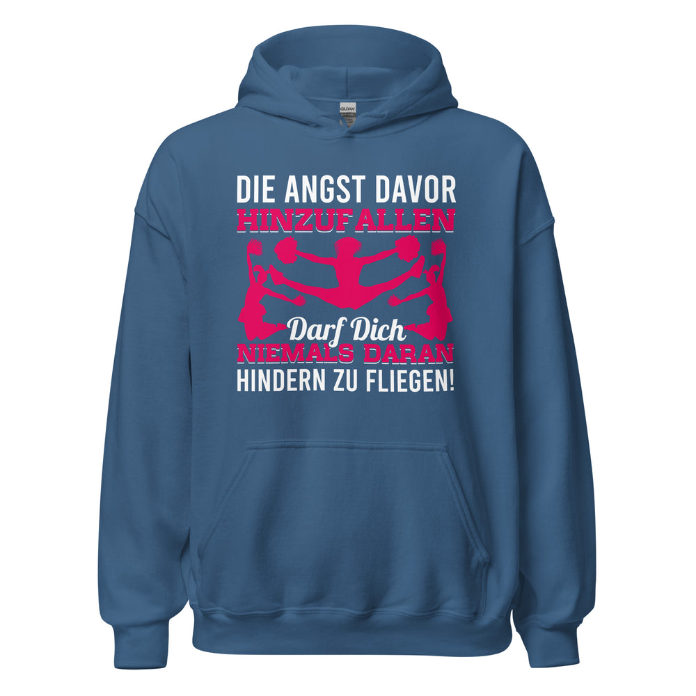 Fliegen trotz der Angst Hoodie - Inspirierender Kapuzenpullover