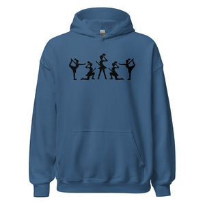 Cheerleading Multi Logo Hoodie - Stylischer Kapuzenpullover für Cheerleader