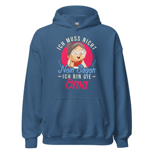 Ich bin die OMA Hoodie | Kein Nein-Sager Kapuzenpullover