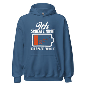 Lustiger Energiespar Hoodie - Ich schlafe nicht!