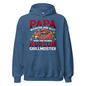 PAPA! Wächter der Glut, Herr des Feuers! Grillmeister! | Kapuzenpullover