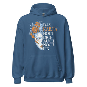 Das Karma holt dich ein!" - Trendiger Kapuzenpullover