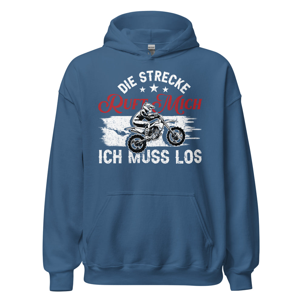 Motocross Kapuzenpullover - Die Strecke ruft, ich muss los!