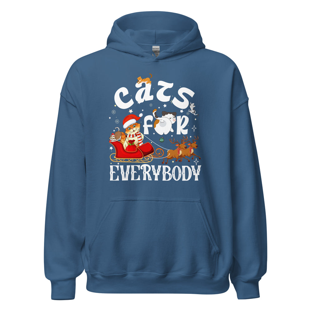 Cats for everybody Hoodie - Weihnachten Katzen Kapuzenpullover